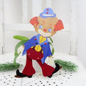 Mertens, Clown Jumping Jack, jumping jack children&#39;s room wall decoration children&#39;s toy