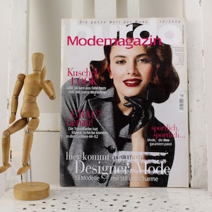 Burda Special Fashion Magazine 10/2008 complete with supplement and pattern magazine newspaper for sewing in German