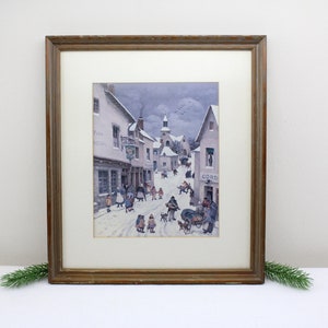 Artwork Paul Emerson Print Picture in Wooden Frame Mural Art History 60s Artwork