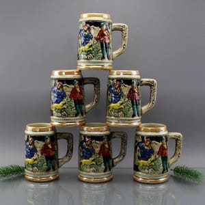 German beer mugs 50s beer mug handmade ceramic beer mug