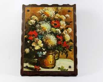 Vintage key box for the wall 50s Made in Germany