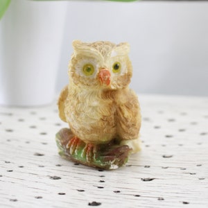 Owl Figure Decoration Display Case Figure