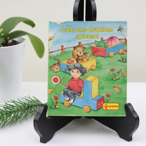 Pestalozzi Book &quot; Let&#39;s Play Outside &quot; Children&#39;s Books Reading Books Evening Stories Good Night Stories German Used