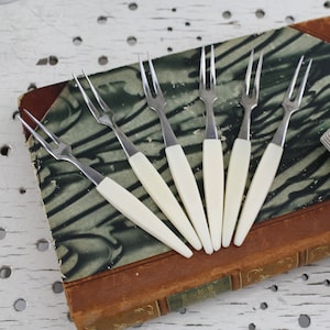Party Forks Cheese Skewers 70s Table Decoration Stainless Steel Skewers