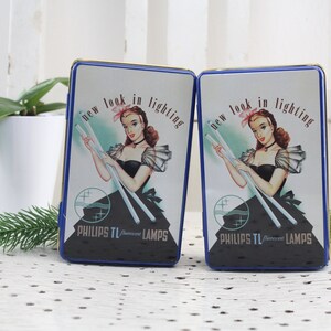 2 pieces tin cans box metal boxes collector cans tin metal