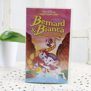 Walt Disney&#39;s Bernard and Bianca in Kangaroo Country Masterpiece Video Cassette Video Recorder Language: German Black Diamond Edition