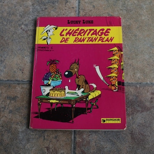 Lucky Luke LHeritage De Ran Tan Plan 1973 FRENCH used book Comic