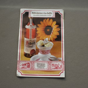 Rüdesheimer Recipe Card Heinrich, Asbach Uralt Recipe Card Rüdesheimer Specialty Rüdesheimer Coffee