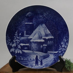 Wall Plate Royal Bavaria 1976 Church of Kochel am See Collector&#39;s Plate Wall Plate