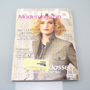 Burda Special Fashion Magazine 08/2006 complete with supplement and pattern magazine newspaper for sewing in German