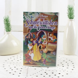 Walt Disney Snow White and the Seven Dwarfs Video Cassette for Video Recorder Language: German