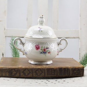Porcelain lid tin tea tin all-purpose tin candy tin biscuit tin high-quality zeh scherzer bavaria sugar bowl