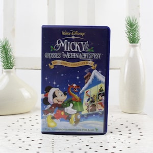 Walt Disney Mickey&#39;s Big Christmas Video Cassette for Video Recorder Language: German