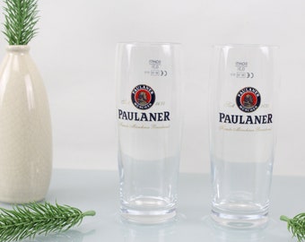 Conjunto de 2 copos Paulaner para cerveja alemã 0,3 litros, equipamento para bar