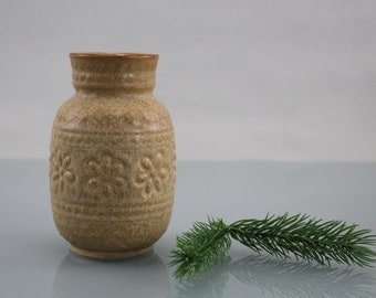 Vintage Bay Vase 660-14 Germany Ceramic Vase 70s Designer Vase Handmade Bay Ceramics - Bodo Mans