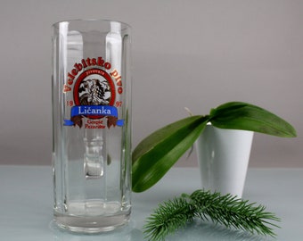 Caneca de vidro para cerveja Velebitsko Pivo cerveja 0,5 litros equipamento de bar