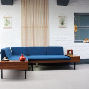 Mid century 2024 l shaped sofa
