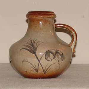 Vase 423-18 Mid Century Precious Collector&#39;s Item Scheurich Ceramic Fat Lava 1960s
