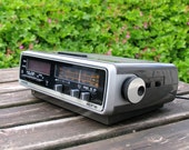 Vintage clock alarm clock radio West German Siemens Alpha Retro alarm clock 60s Mid Century VERY RARE