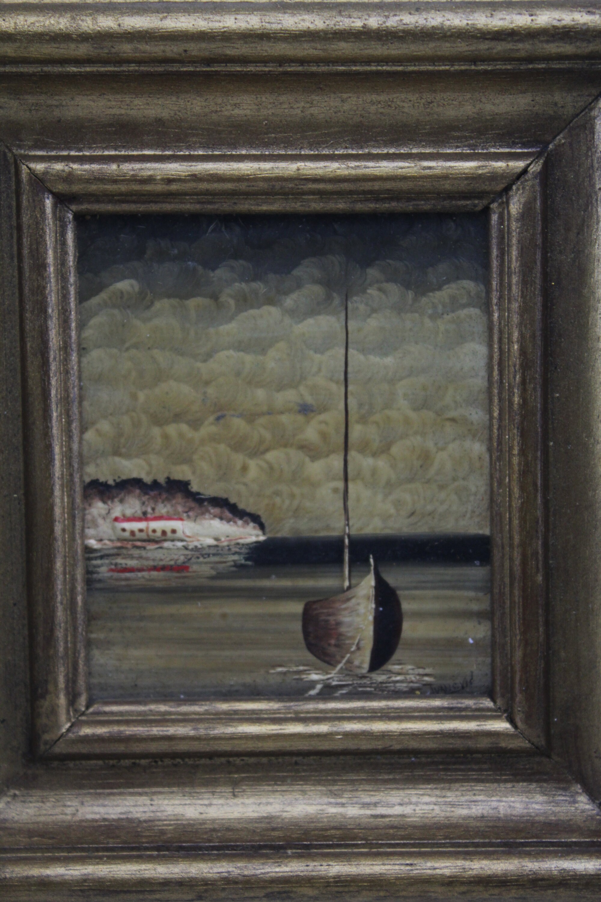 Vintage. on Copper Plate Oil Painting Precious Handwork Etsy