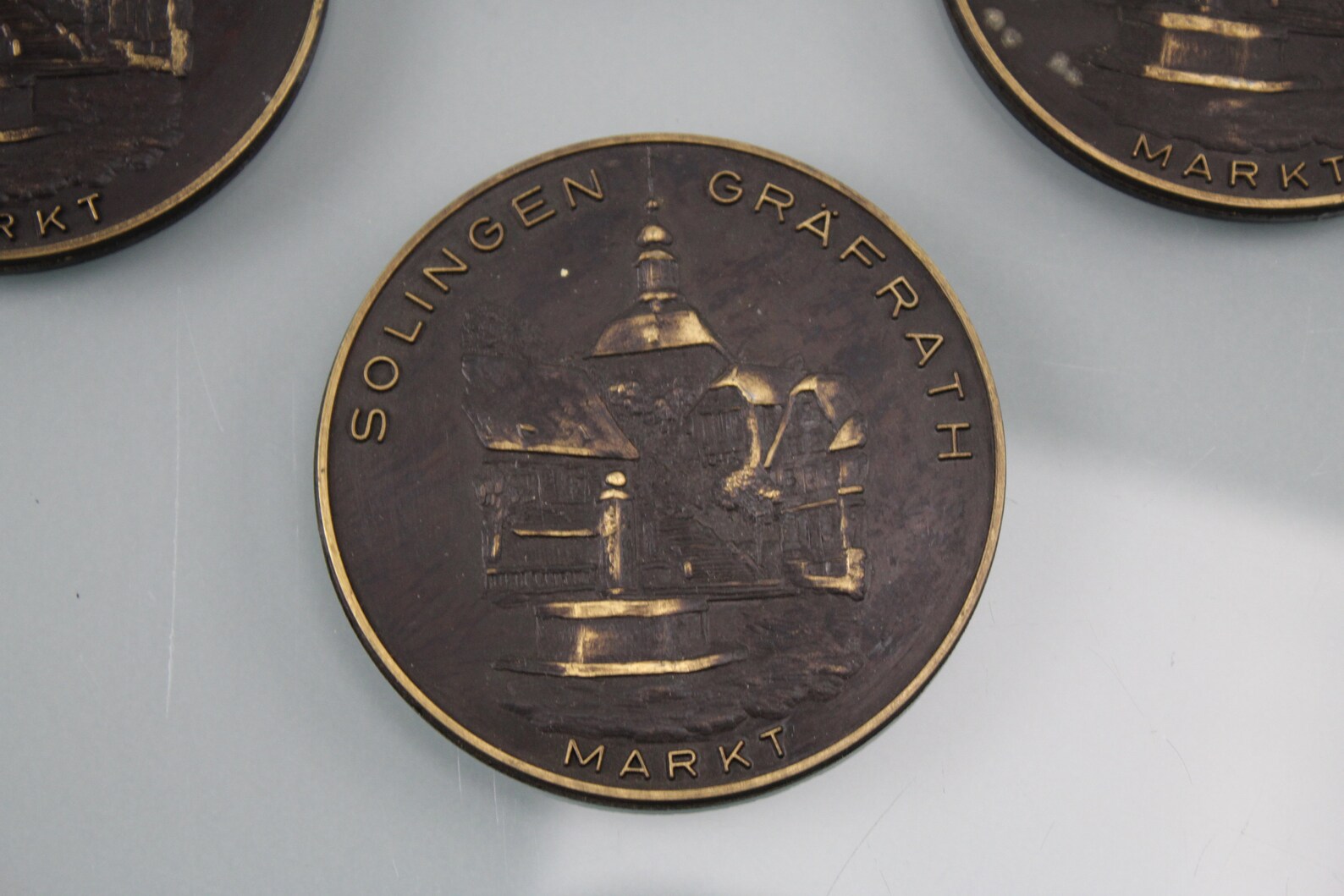 7 Piece Coaster Set 50s Bronze Coasters Serving Glasses Coasters - Etsy