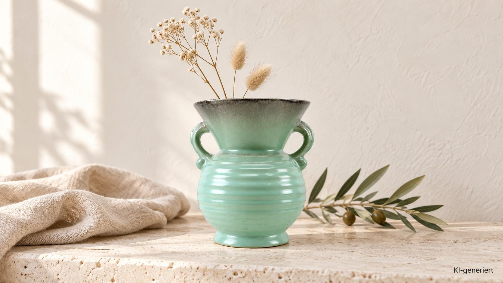 Retro Henkel Vase
