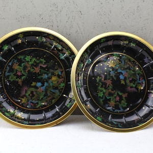 Tin Plate Vintage Serving Plate Cake Plate Biscuit Plate Bowl 80s Plate Cookie Plate HP Germany