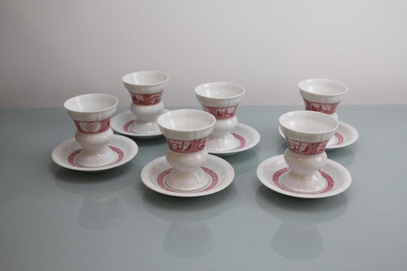 Set 24 Pieces Rdesheimer Cup Heinrich Porcelain With Saucer Pharisee Coffee  Mug Asbach Uralt Villeroy and Boch - Etsy