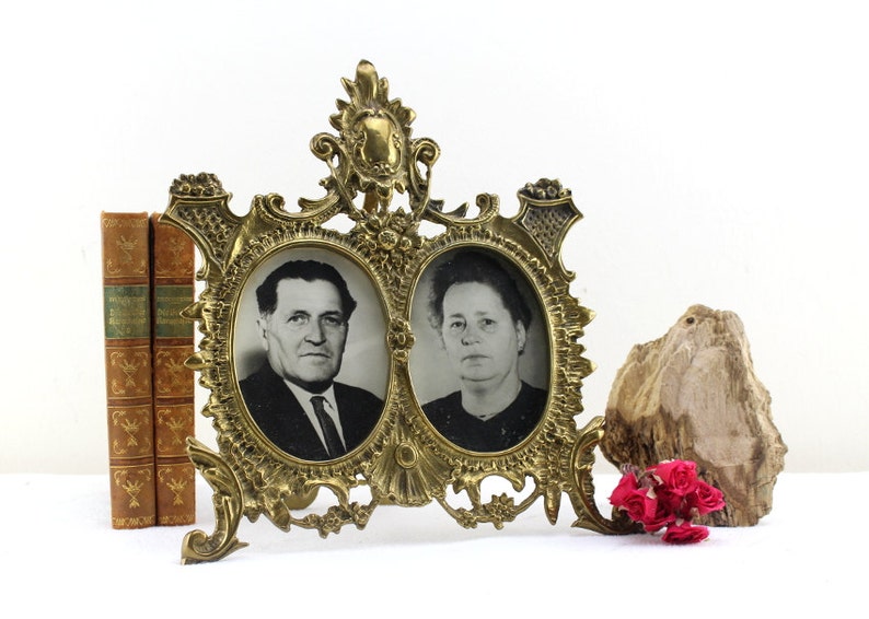 Antique Brass Picture Frame Handmade 1930s Brass Decoration High Quality Processed Etsy