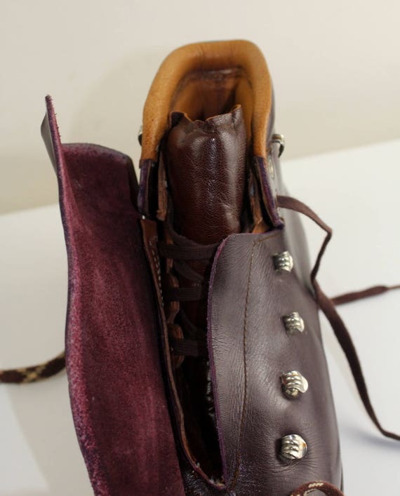 Vintage. Ricker Ski Shoes Genuine Leather NEW! VE… - image 5