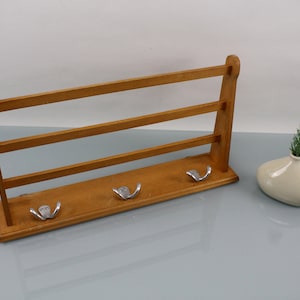 Wardrobe 70s Mid Century Design Wall Wardrobe Hooks Coat Rack