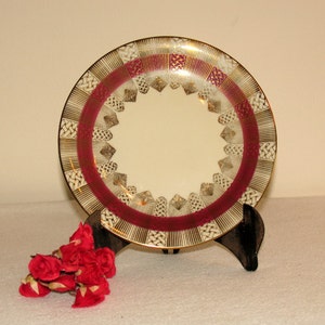 Beautiful serving plate hand-painted Germany Bavaria table decoration