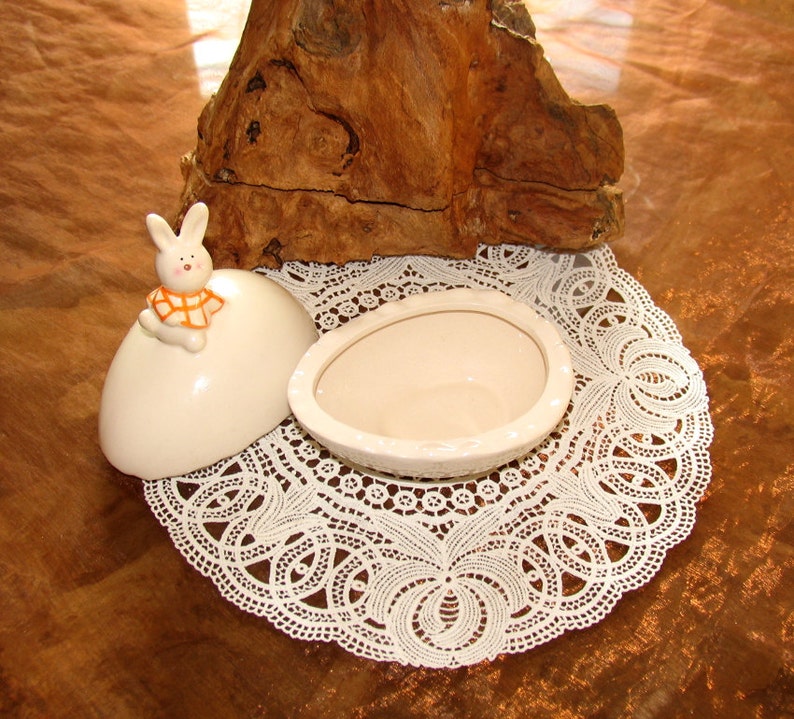 Vintage. Sugar bowl eggshell porcelain bowl 1950 chocolates bowl candy image 2