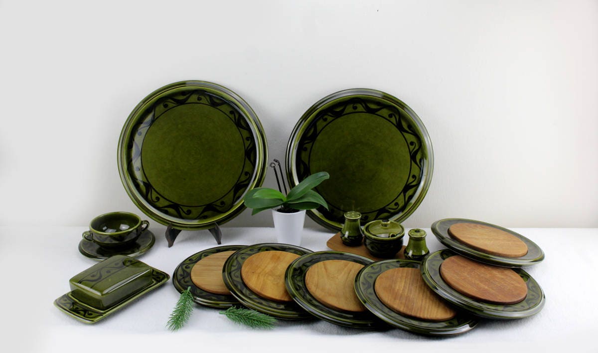 ウルム セラミック 朝食用食器セット 6人用セット 31ピースセット