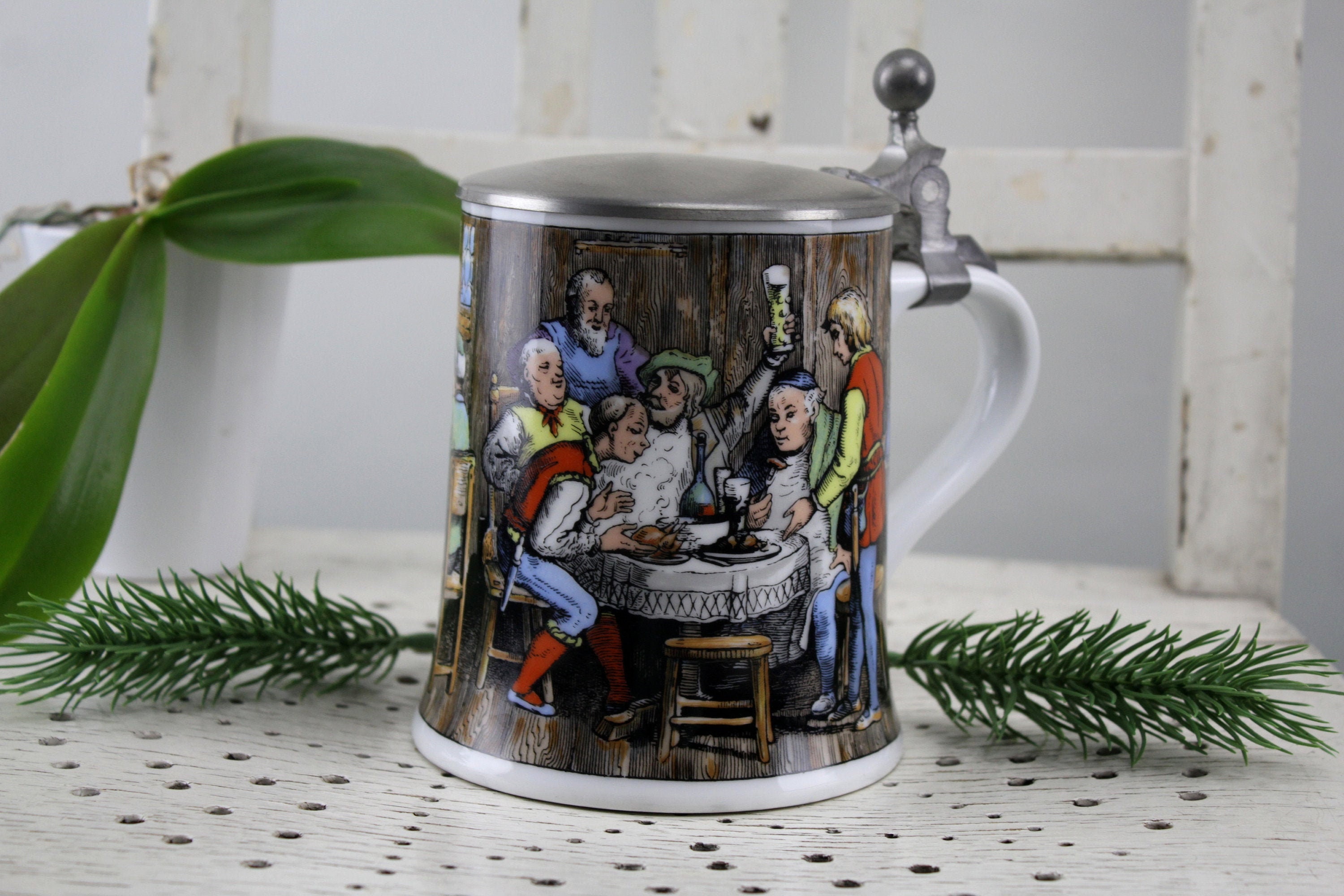 Vintage. AK Kaiser West Germany Beer Mug Collectible Tin Lid Etsy
