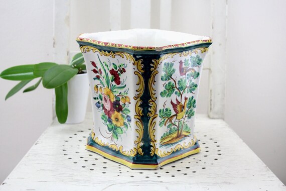 Keramik Frosch Blumentopf Tischdekoration Blumen Dekoration