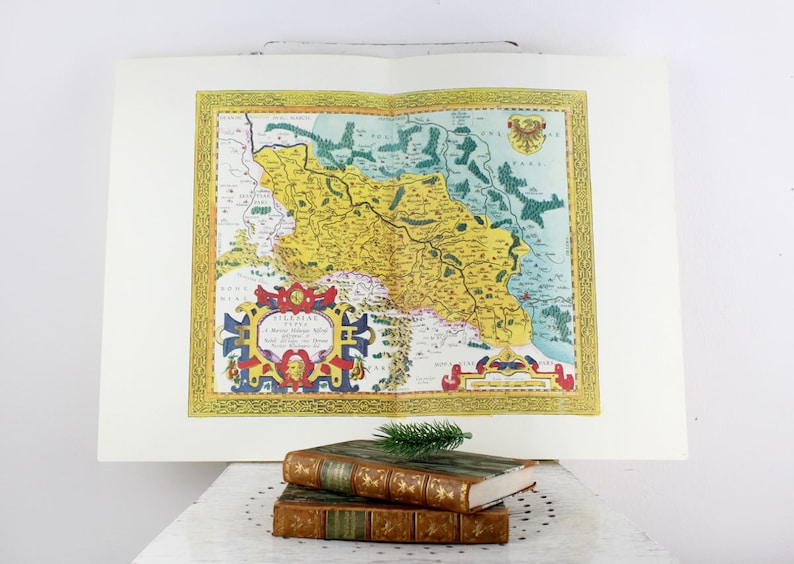 Old Map Wall Picture to Fold Vintage Antique Maps European Maps