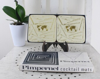 Vintage Coaster Mid Century 1960s Pimpernel England