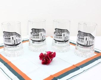 4 pieces beer mug Bavaria Oktoberfest collector's item glass