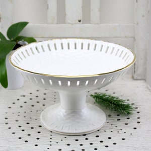 Antique porcelain bowl with gold rim very well preserved porcelain 20s splendid bowl fruit bowl