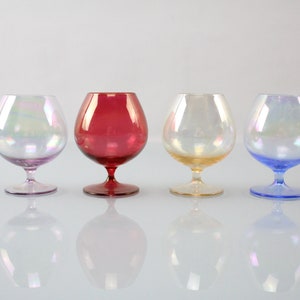 50s Cognac Glasses Vintage Glasses 4 Pieces Rockabilly Generation Vintage Bar