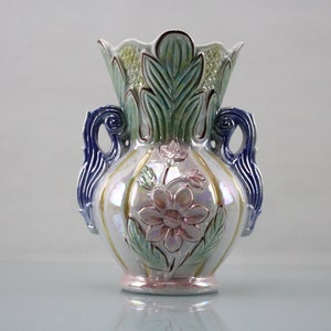 Vintage JingDeZhen Porcelain Vase Hand-Painted Made in China Precious Piece Flower Vase