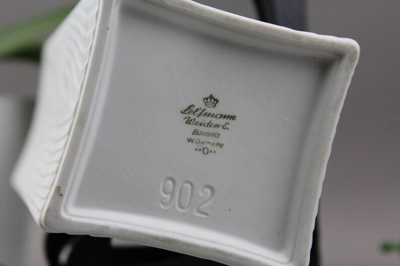 Seltmann Weiden White Biscuit Vase Porcelain Vase Rose Vase Tulip Vase