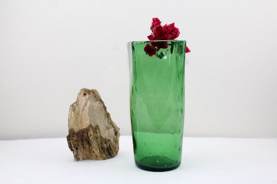 Mid Century Vase 1965 Annual Designer Glass Vase Glass Vase Etsy