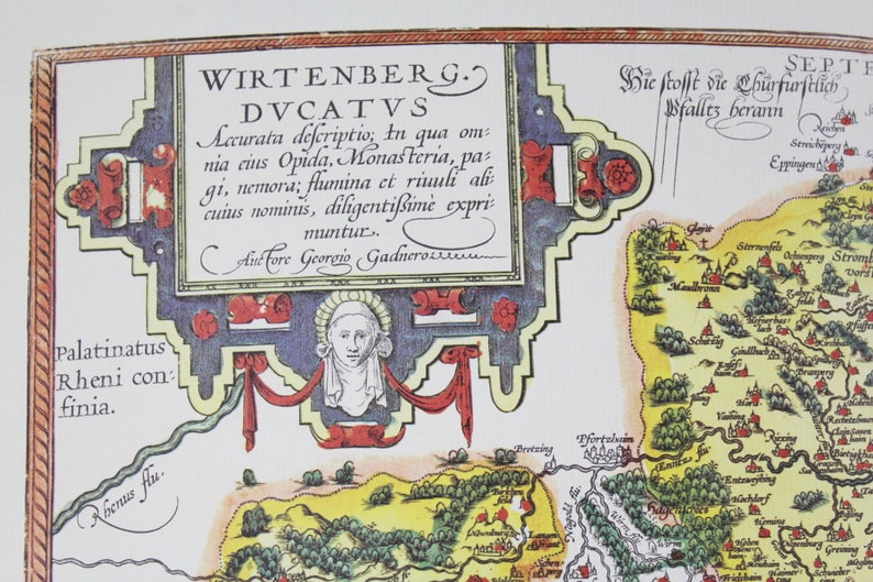 Old Map Wall Picture to Fold Vintage Antique Maps European Maps