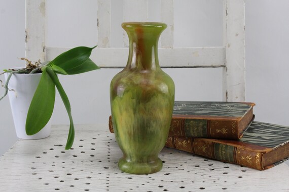 Vase Mid Century Flower Vase Artificial Stone Vase - Etsy Canada