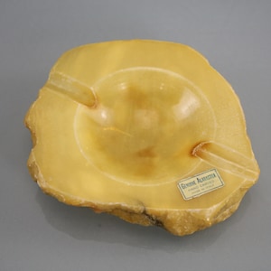 Ashtray marble handmade natural stone vintage