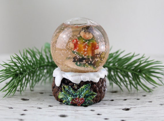 Schneeball Schneekugel Wasser Weihnachtskugeln 80er Jahre - Etsy.de