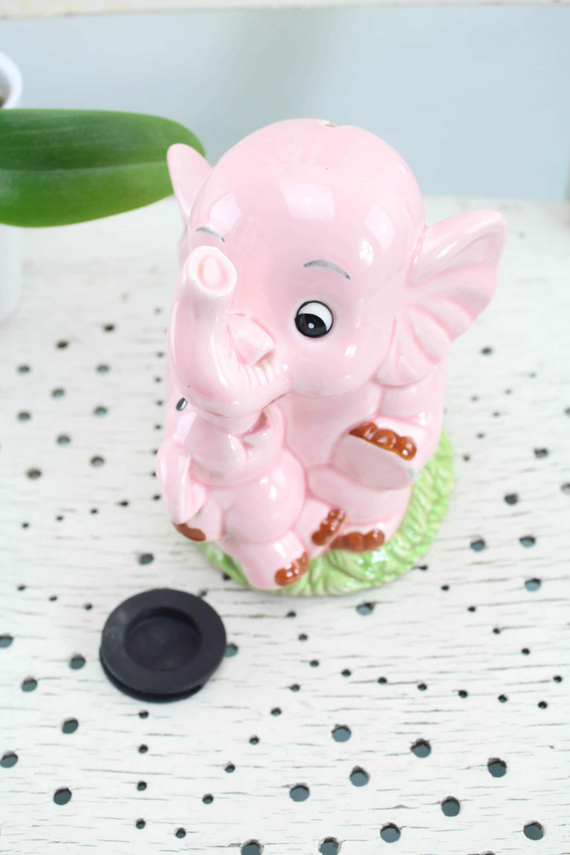 Vintage. Elephant Money Box Porcelain Piggy Bank Vintage Etsy