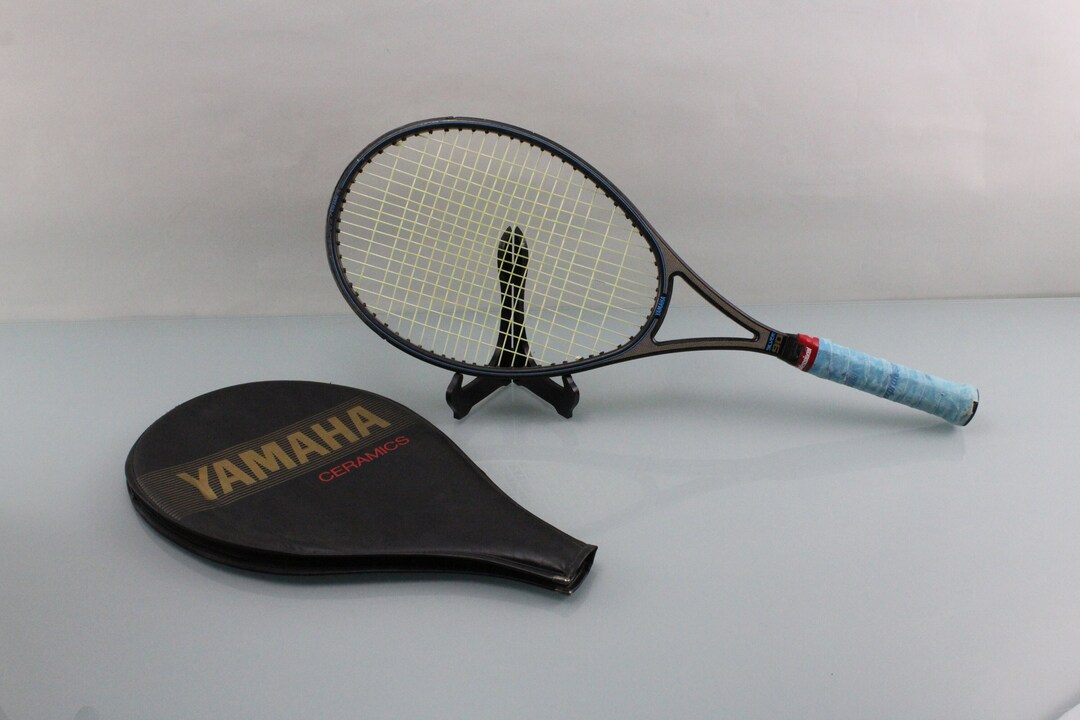Vintage .tennis Racket YAMAHA SILVER 90 . Rare .good Condition Etsy